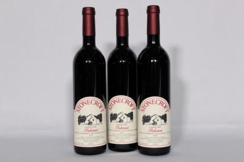 (3) 2002 Stonecroft Ruhanui Cabernet Sauvignon/Merlot, Gimblett Gravels