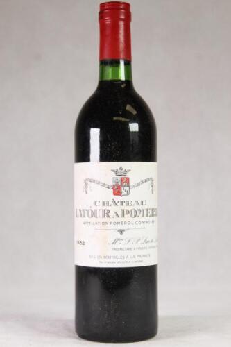 (1) 1982 Chateau Latour a Pomerol, Pomerol