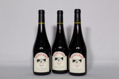(3) 1998 Stonecroft Syrah, Gimblett Gravels