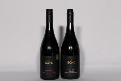 (2) 2015 Soho Valentina Syrah, Waiheke