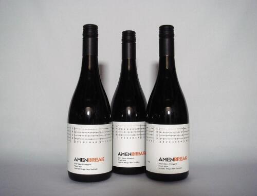 (3) 2017 Clonal Bros Amen Break Zebra Vineyard Pinot Noir, Central Otago