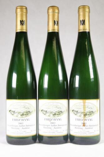 (3) 2002 Fritz Haag Brauneberger Juffer-Sonnenuhr Riesling Auslese, Mosel Saar Ruwer