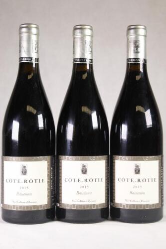(3) 2015 Yves Cuilleron Bassenon Cote Rotie