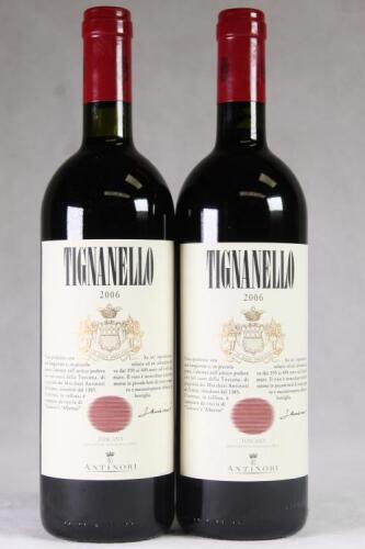 (2) 2006 Marchesi Antinori Tignanello, Tuscany
