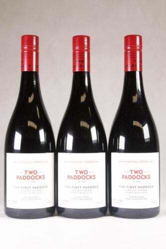 (3) 2016 Two Paddocks The First Paddock Pinot Noir, Gibbston