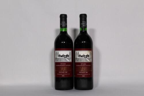 (2) 1987 Wynns John Riddoch Cabernet Sauvignon,&nbsp;Coonawarra&nbsp; SA