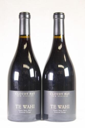 (2) 2017 Cloudy Bay Te Wahi Pinot Noir, Central Otago