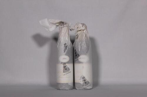 (2) 1994 de Bortoli Noble One 375ml, Riverina NSW