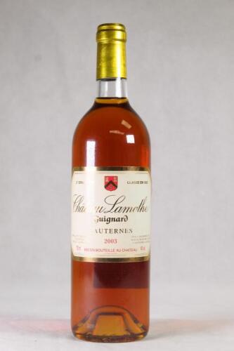 (1) 2003 Chateau Lamothe Guignard