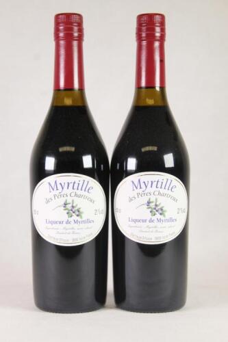 (2) des Peres Chartreux Myrtille 500ml 21% abv