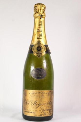 (1) 1975 Pol Roger Chardonnay (Blanc de Blanc)