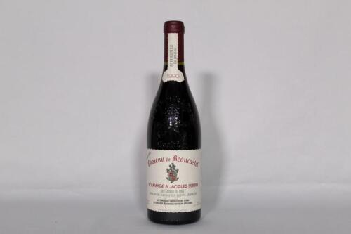 (1) 1990 Chateau de Beaucastel Chateauneuf du Pape Hommage Jacques Perrin, Rhone