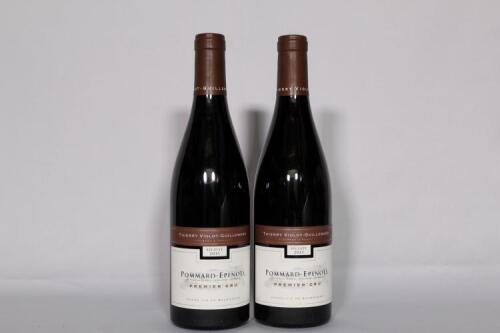 (2) 2015 Domaine Thierry Violot-Guillemard Pommard Epenots 1er Cru, Cote de Beaune