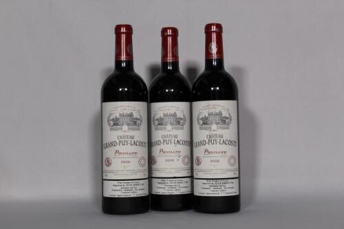 (3) 2006 Chateau Grand-Puy-Lacoste, Pauillac