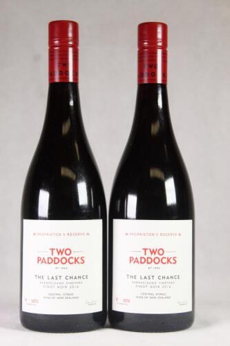 (2) 2016 Two Paddocks The Last Chance Pinot Noir, Earnscleugh