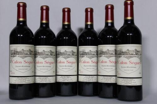 (6) 2011 Chateau Calon Segur, St Estephe