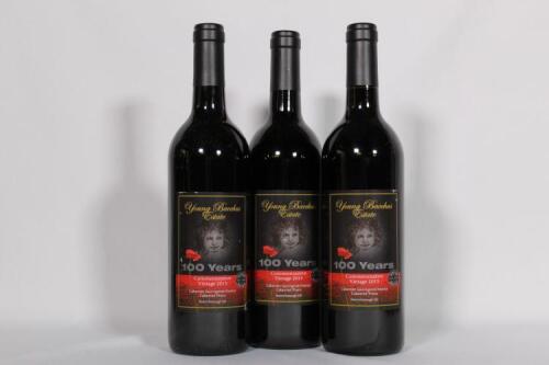 (3) 2015 Young Bacchus Estate Cabernet Sauvignon/Merlot/Franc, Martinborough