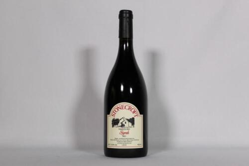 (1) 2001 Stonecroft Syrah, Gimblett Gravels