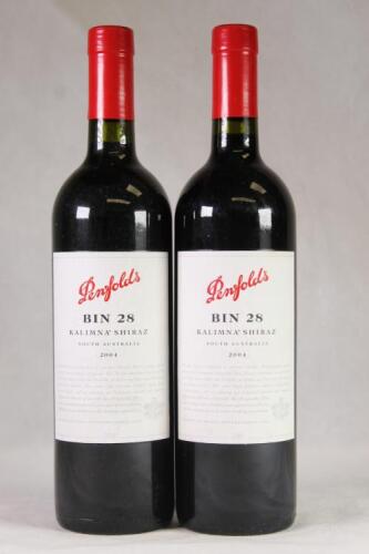 (2) 2004 Penfolds Bin 28 Kalimna Shiraz, South Australia