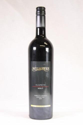 (1) 2009 Mills Reef Elspeth Merlot, Hawkes Bay