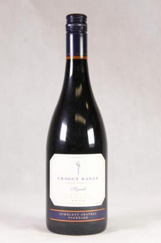 (1) 2010 Craggy Range Single Vineyard Syrah, Gimblett Gravels