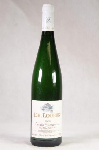 (1) 2003 Dr Loosen Urziger Wurtzgarten Kabinett Riesling, Mosel Saar Ruwer