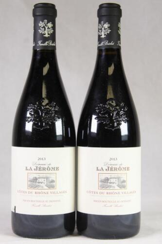 (2) 2013 Domaine de La Jerome, Cotes du Rhone Villages