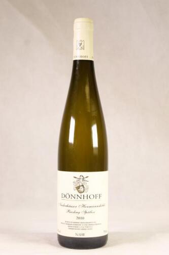 (1) 2010 Donnhoff Niederhauser Hermannshohle Riesling Spatlese, Nahe