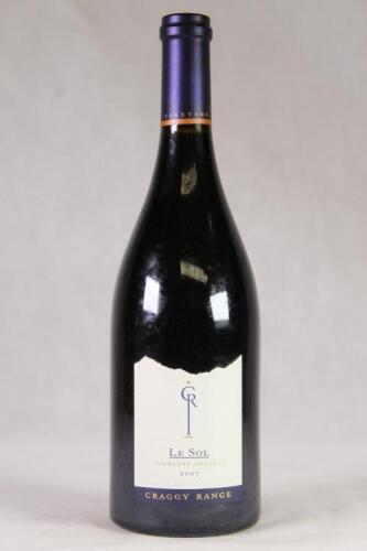 (1) 2007 Craggy Range Le Sol Syrah, Hawkes Bay