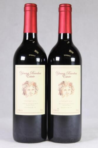 (2) 2014 Young Bacchus Estate Cabernet Sauvignon/Merlot/Cabernet Franc, Martinborough*