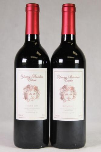 (2) 2013 Young Bacchus Estate Cabernet Sauvignon/Merlot/Cabernet Franc, Martinborough*