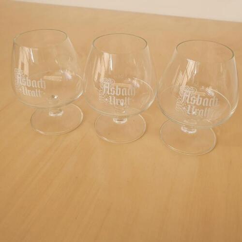 10 Asbach Uralt 200ml small glasses in one lot*
