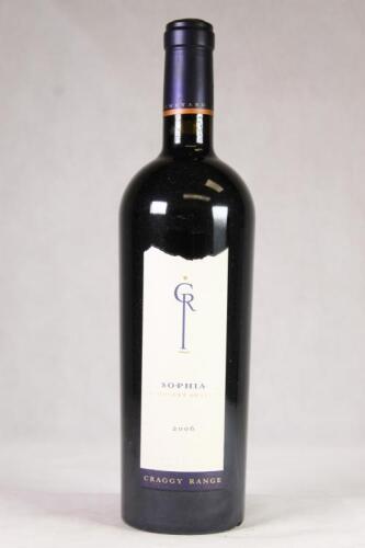 (1) 2006 Craggy Range Sophia Merlot/Cabernet Franc, Gimblett Gravels