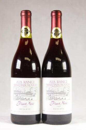 (2) 1989 Ata Rangi Reserve Pinot Noir, Martinborough