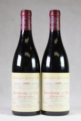(2) 1999 Michel Colin-Deleger Santenay Clos Rousseaux 1er Cru,&nbsp;Cote de Beaune&nbsp;&nbsp;&nbsp;&nbsp;&nbsp;&nbsp;&nbsp;&nbsp;&nbsp;&nbsp;&nbsp;