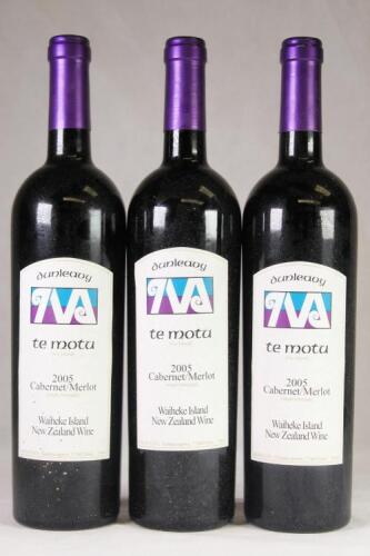 (3) 2005 Te Motu Cabernet Sauvignon/Merlot, Waiheke