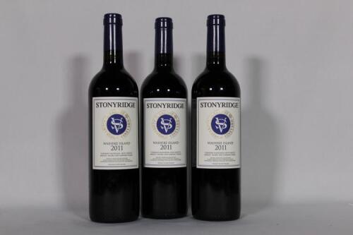 (3) 2011 Stonyridge Larose, Waiheke