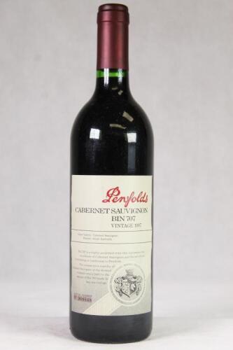 (1) 1997 Penfolds Bin 707 Cabernet Sauvignon, South Australia