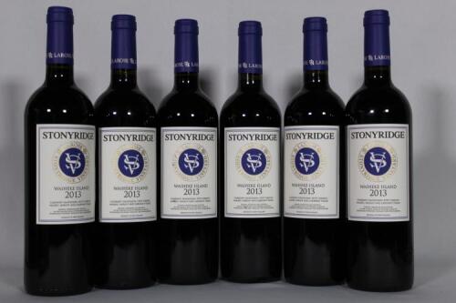 (6) 2013 Stonyridge Larose, Waiheke