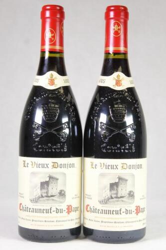 (2) 2005 Le Vieux Donjon Chateauneuf du Pape