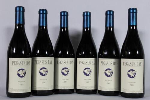 (6) 2001 Pegasus Bay Pinot Noir, Waipara