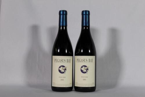 (2) 2001 Pegasus Bay Pinot Noir, Waipara