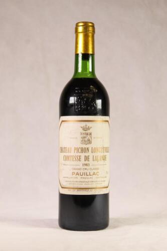 (1) 1983 Chateau Pichon Longueville Comtesse de Lalande, Pauillac