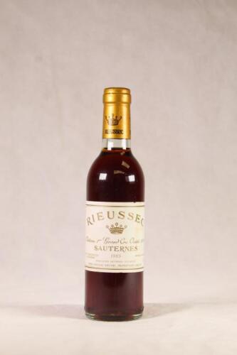 (1) 1983 Chateau Rieussec 375ml