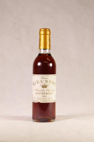 (1) 1986 Chateau Rieussec 375ml