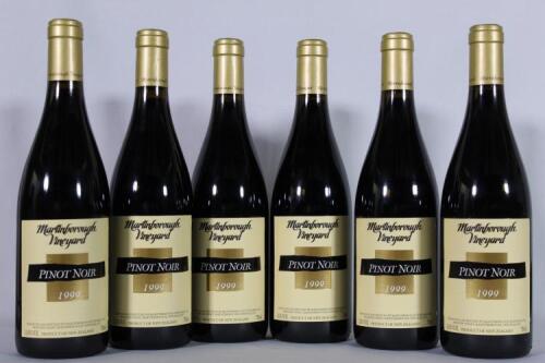 (6) 1999 Martinborough Vineyards Pinot Noir, Martinborough