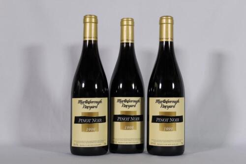 (3) 1999 Martinborough Vineyards Pinot Noir, Martinborough