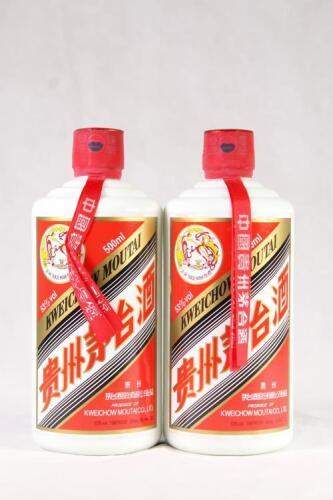 (2) 2011 Kweichow Flying Fairy Moutai 500ml 53% abv (GB)