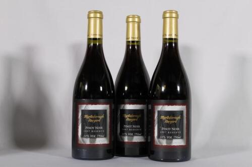 (3) 1997 Martinborough Vineyards Reserve Pinot Noir, Martinborough