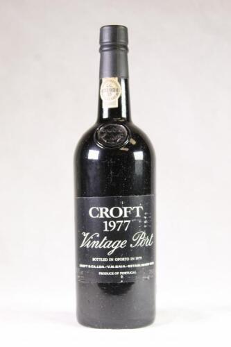 (1) 1977 Croft Vintage, Oporto